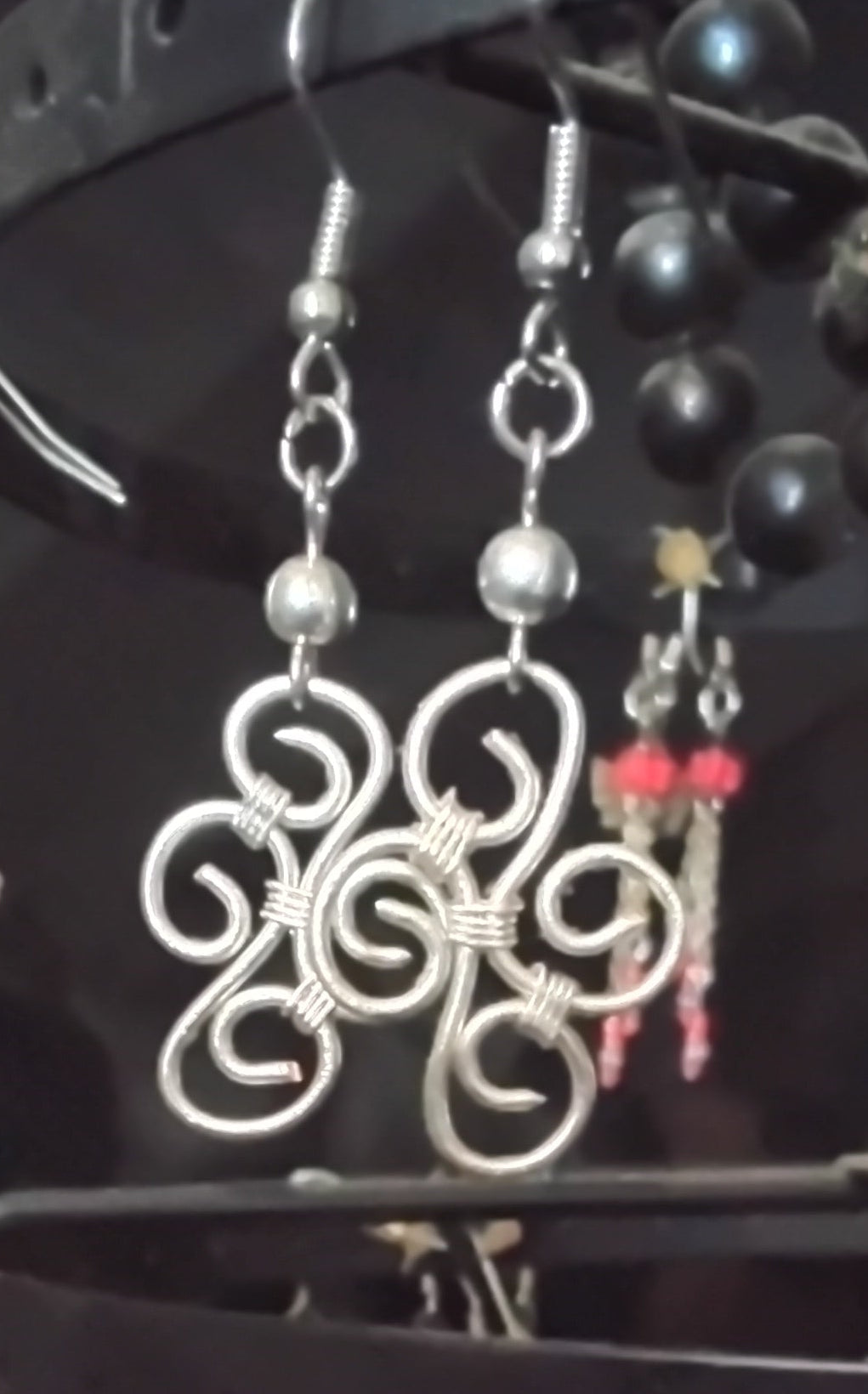 Tuesdays Boutiques Handmade swirl earrings 