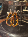 Bicone Crystal Teardrop Earrings